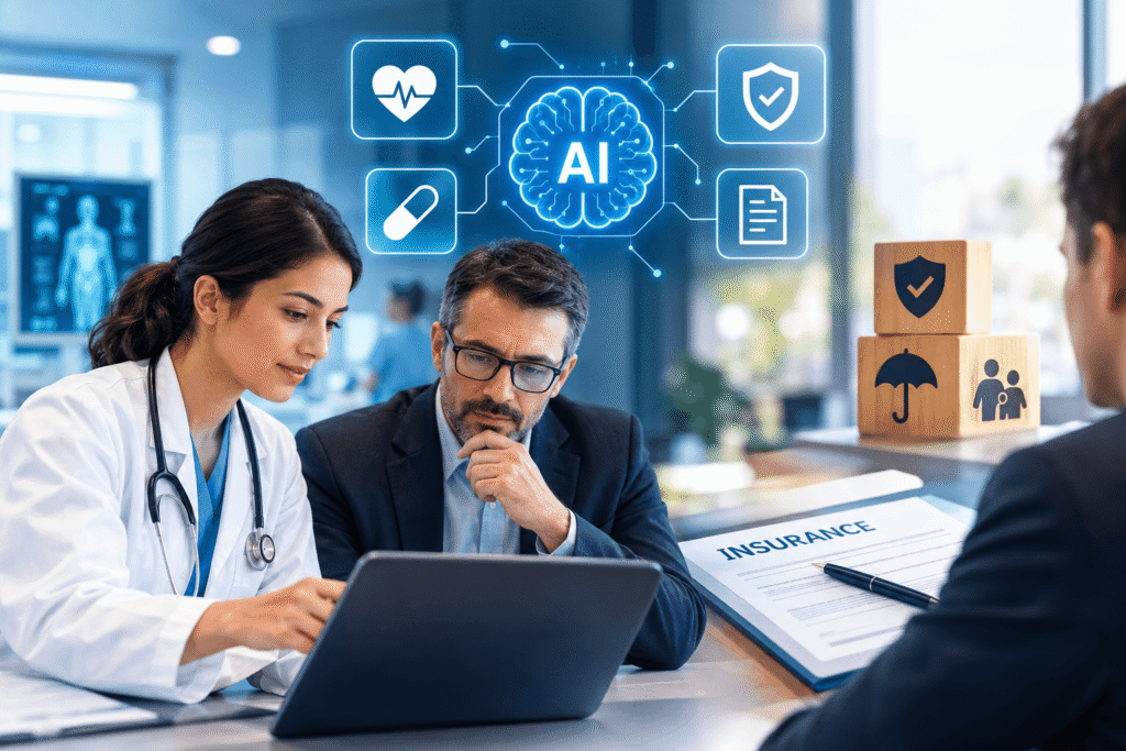 AI leaders interview insurance healthcare