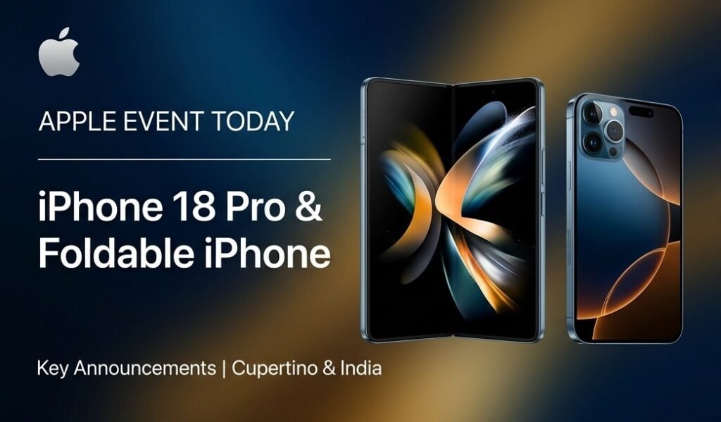 Apple's September 9 2026 event unveiling the iPhone 18 Pro lineup